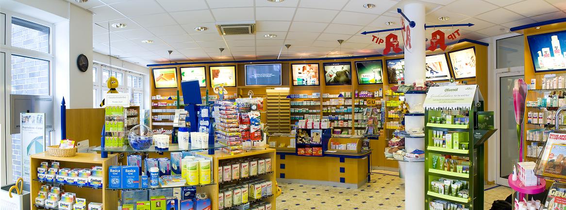 Innenansicht der M�hlen-Apotheke